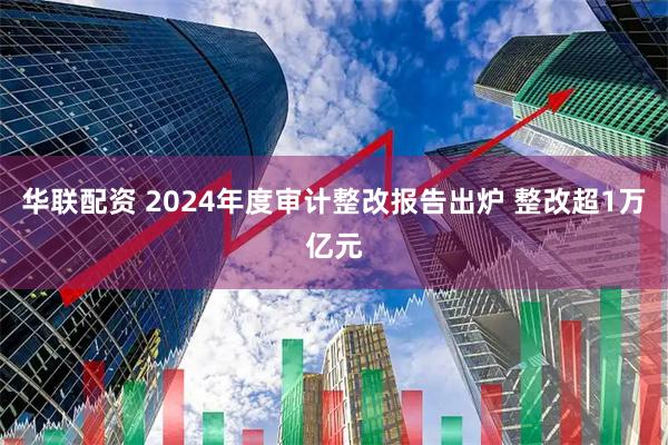 华联配资 2024年度审计整改报告出炉 整改超1万亿元